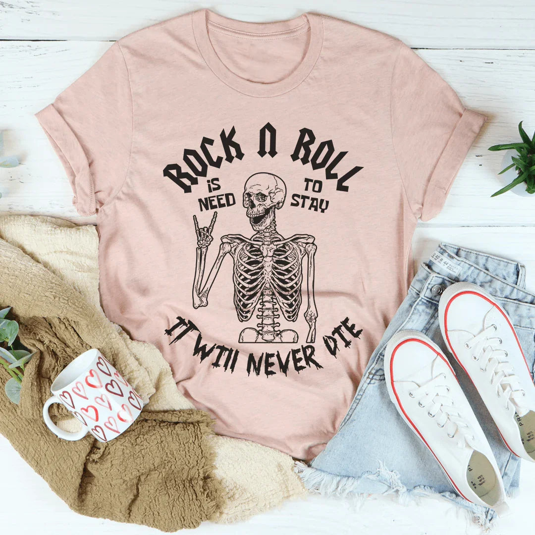 Rock N Roll Skeleton Tee product image 3