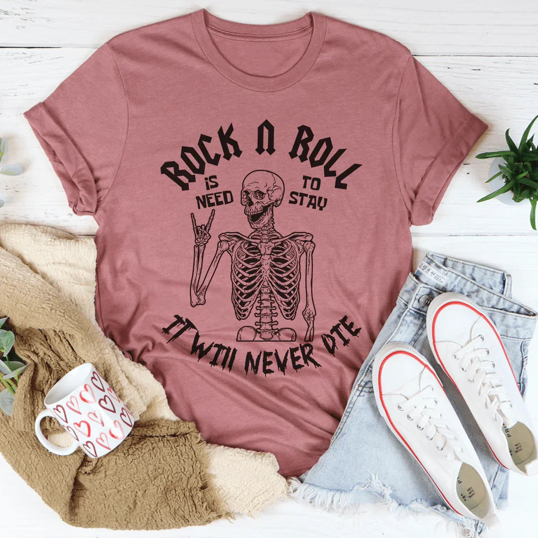 Rock N Roll Skeleton Tee product image 4