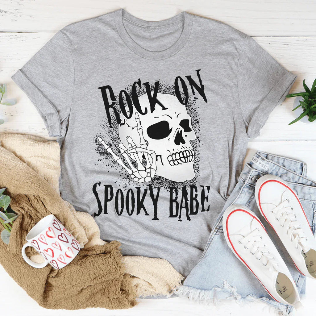 Rock On Spooky Babe Tee product image 2