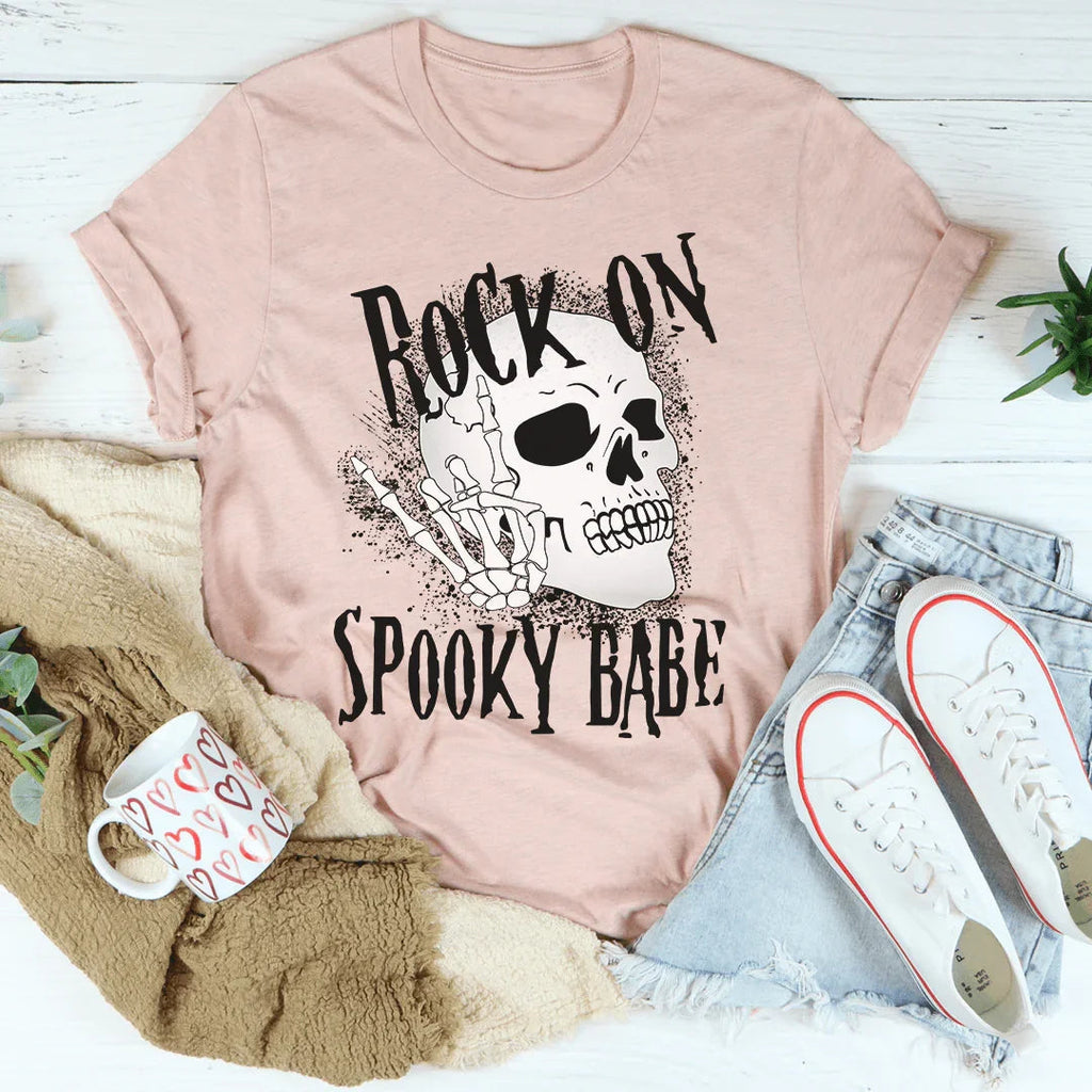 Rock On Spooky Babe Tee product image 4
