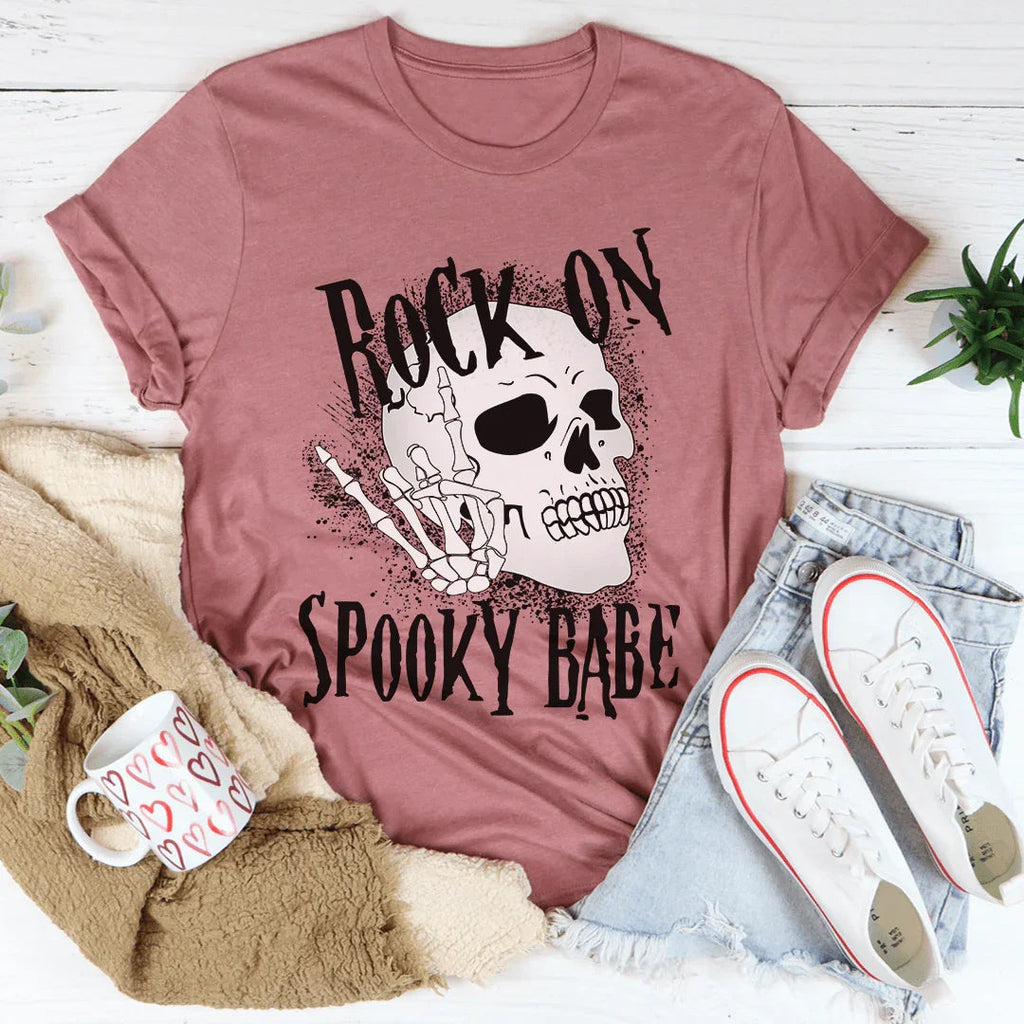 Rock On Spooky Babe Tee product image 3
