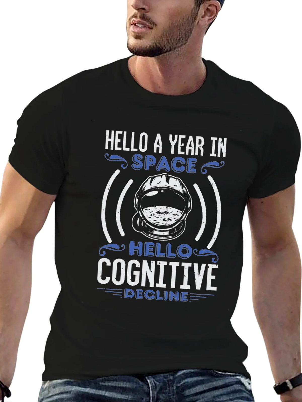 Space Cognitive Decline Graphic T-Shirt product image 4