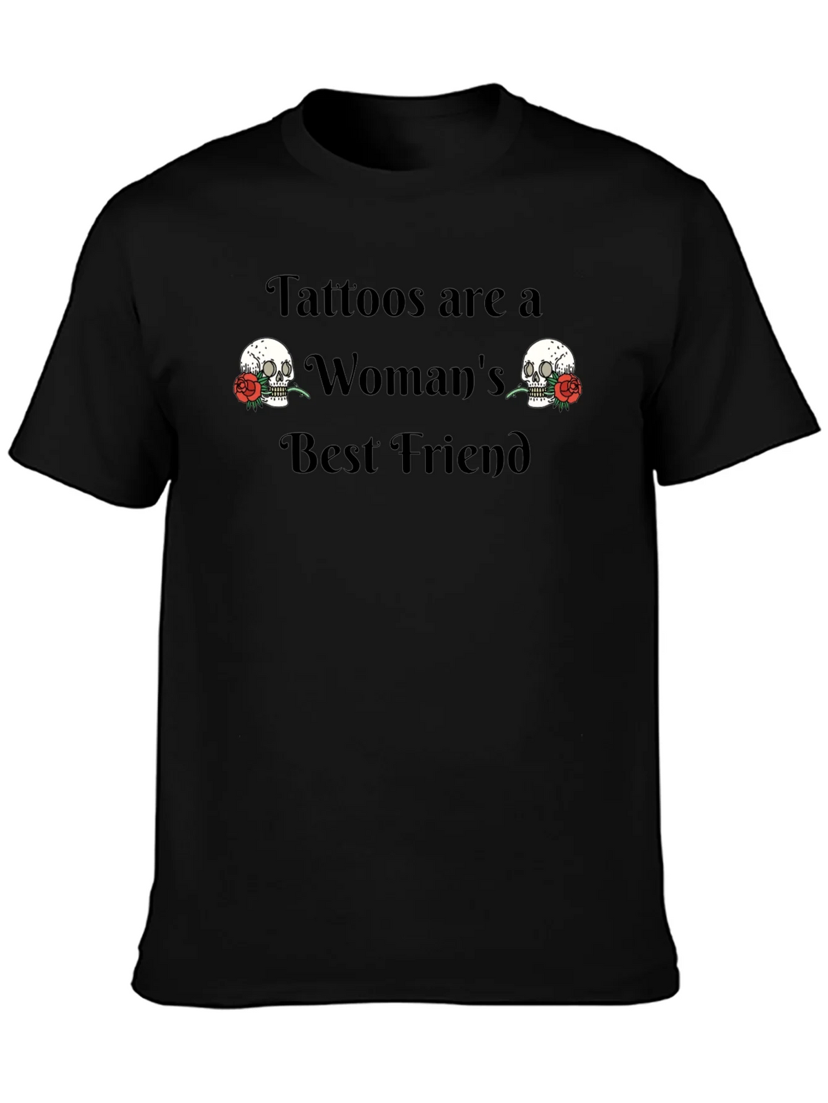 Tattoos Womans Best Friend Graphic Tee product image 2