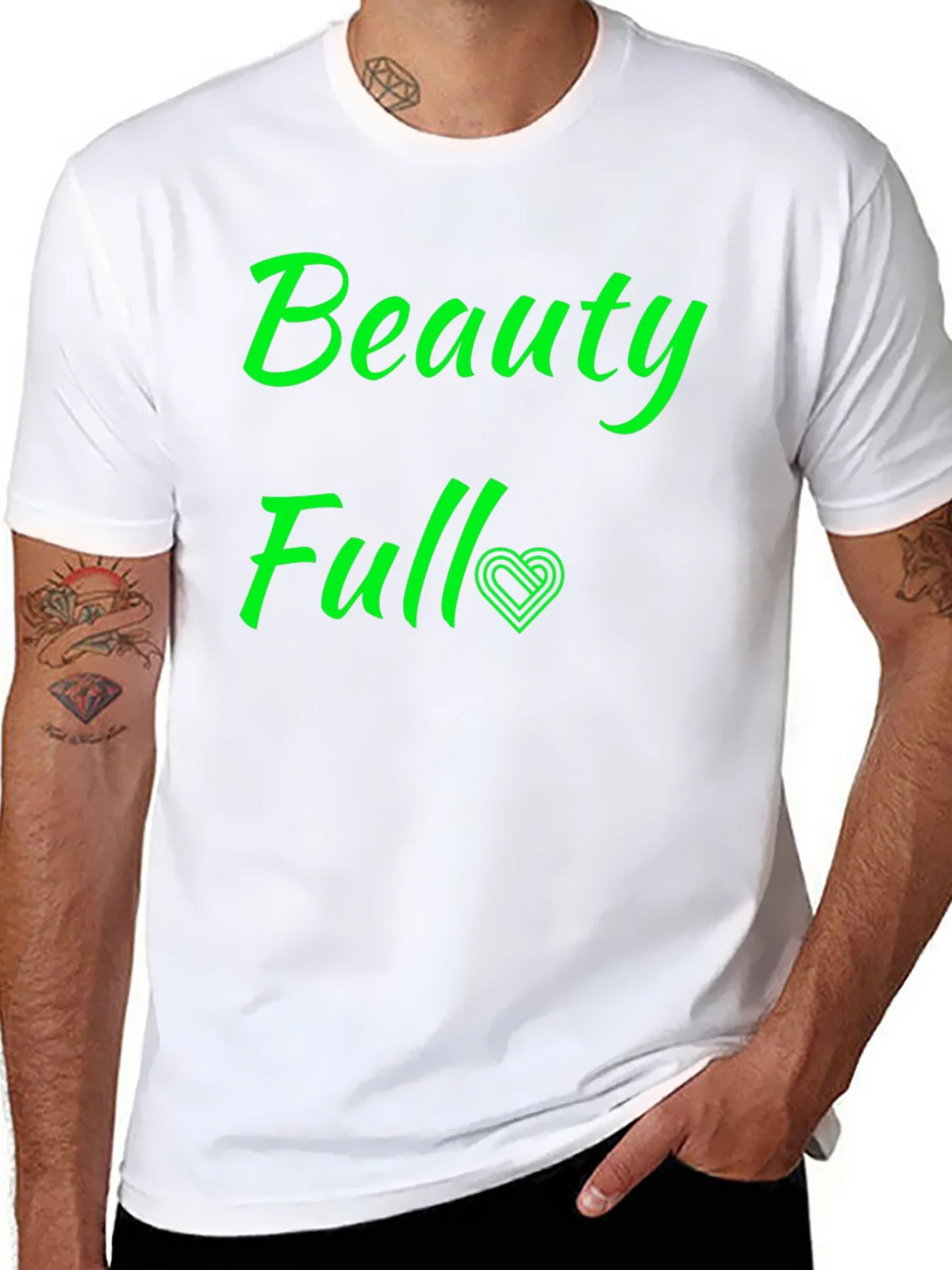 BeautyFull Heart Graphic T-Shirt product image 5