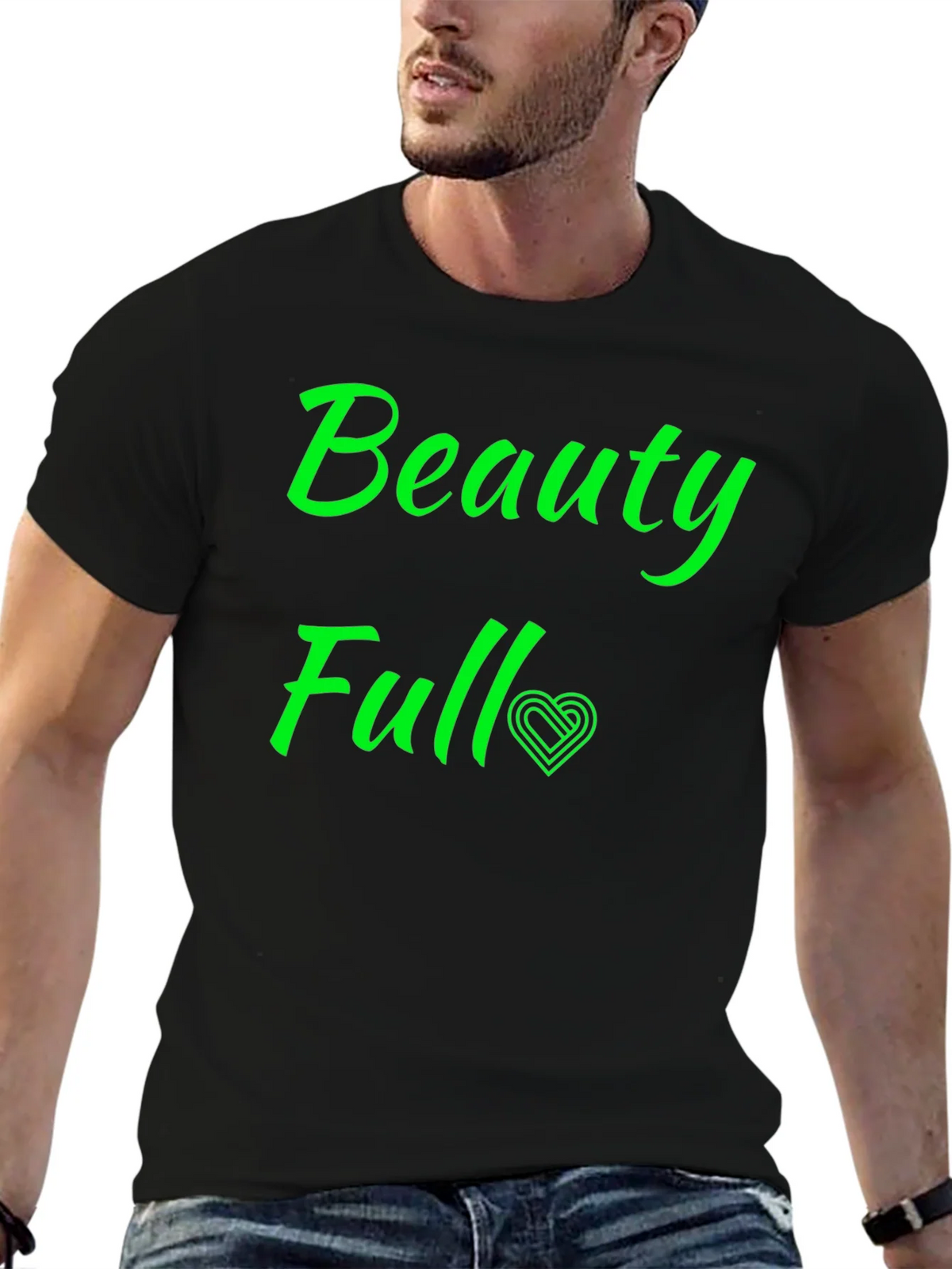 BeautyFull Heart Graphic T-Shirt product image 4