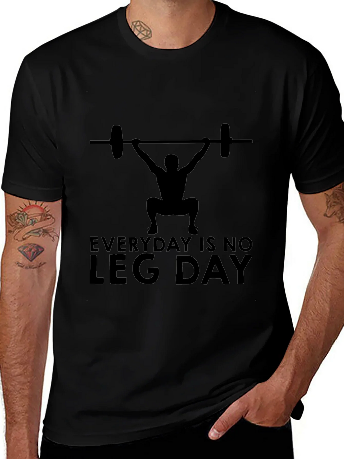 Everyday is No Leg Day T-Shirt product image 1