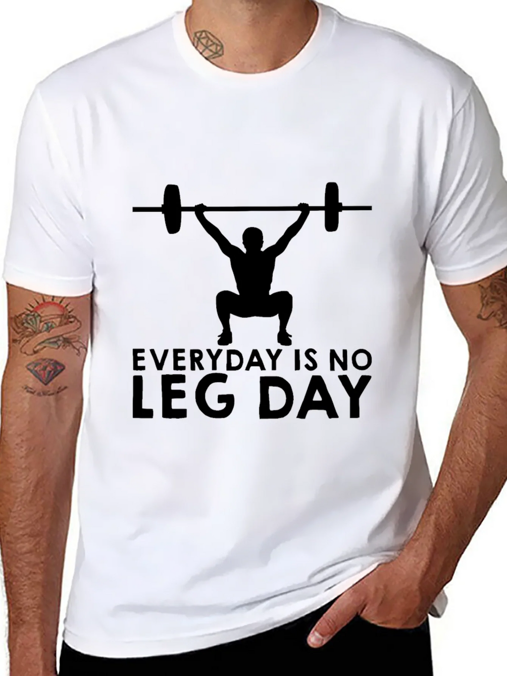 Everyday is No Leg Day T-Shirt product image 7