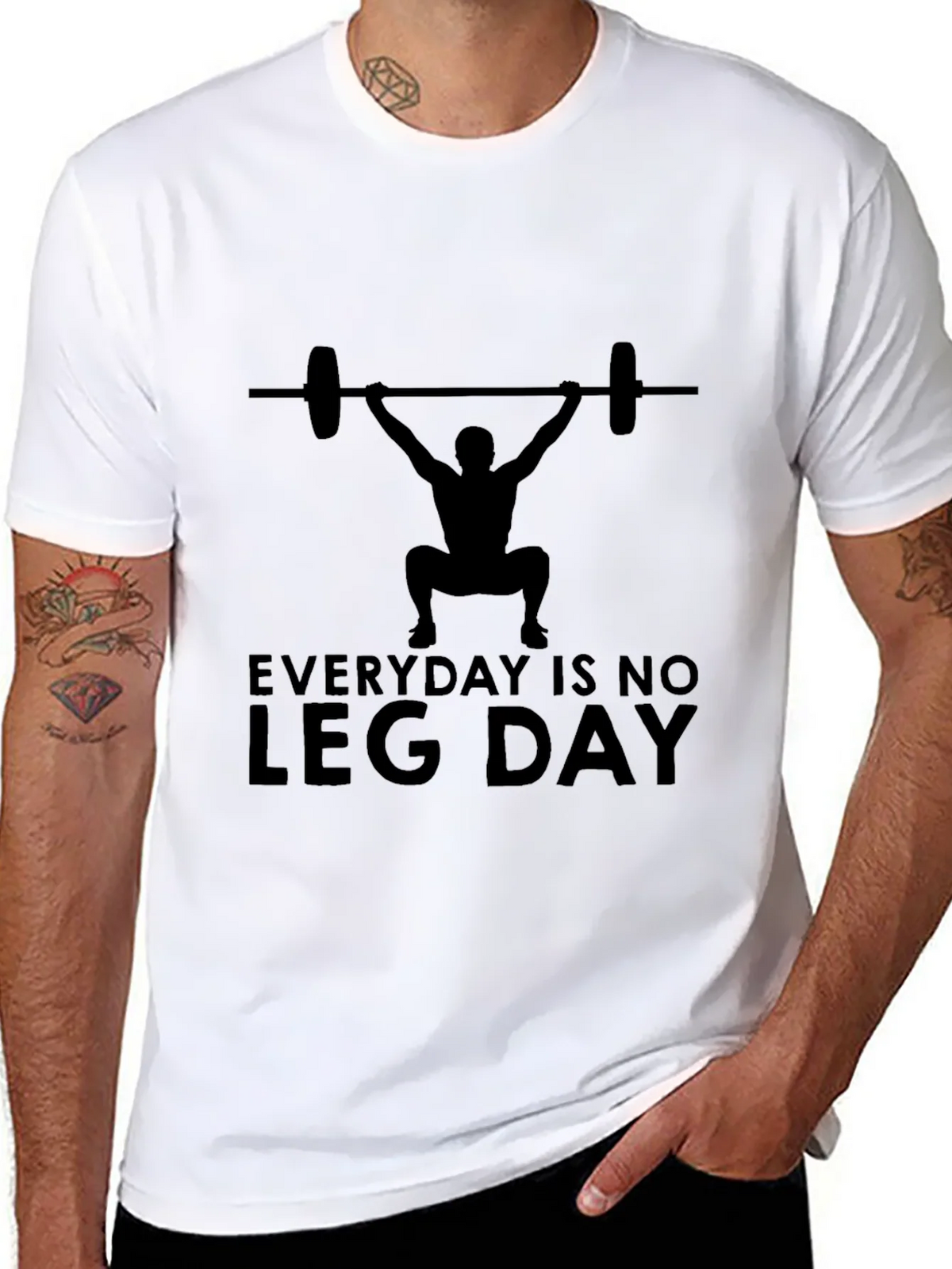 Everyday is No Leg Day T-Shirt product image 7