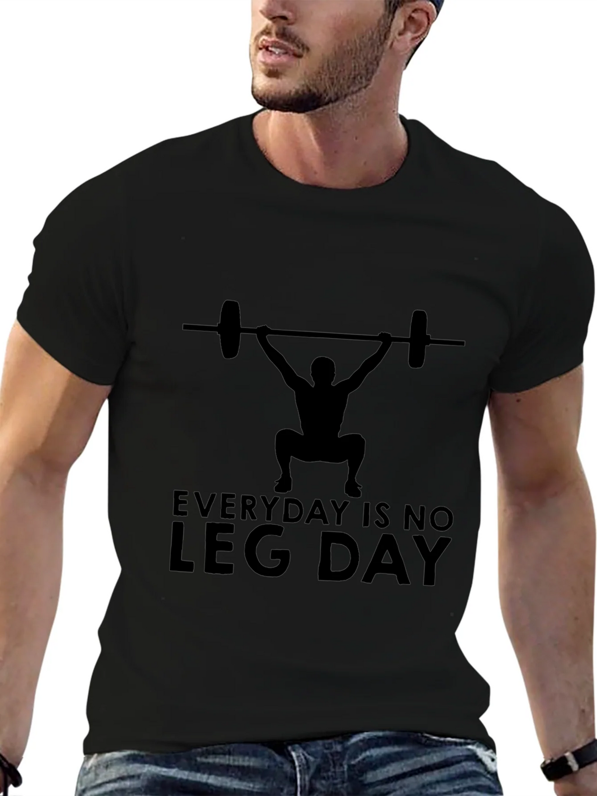 Everyday is No Leg Day T-Shirt product image 6