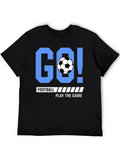 Go Football Play the Game Black T-shirt product image 1