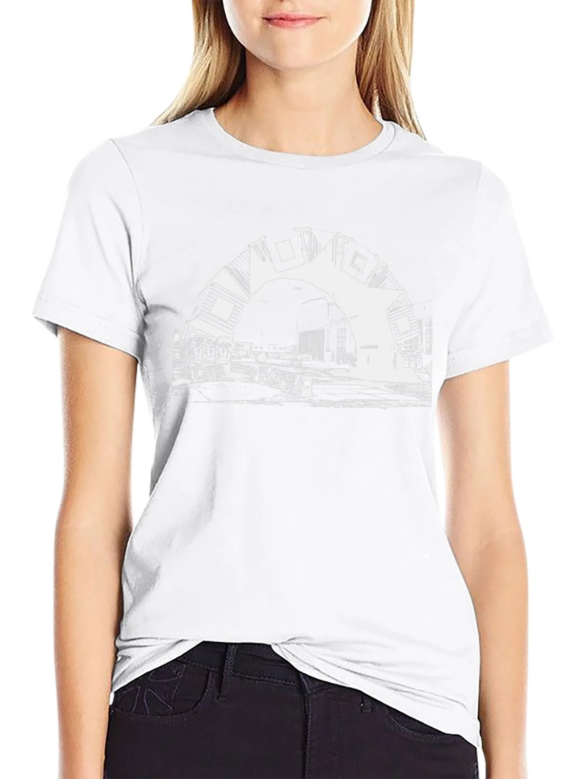Bold Graphic Print Black T-Shirt product image 4