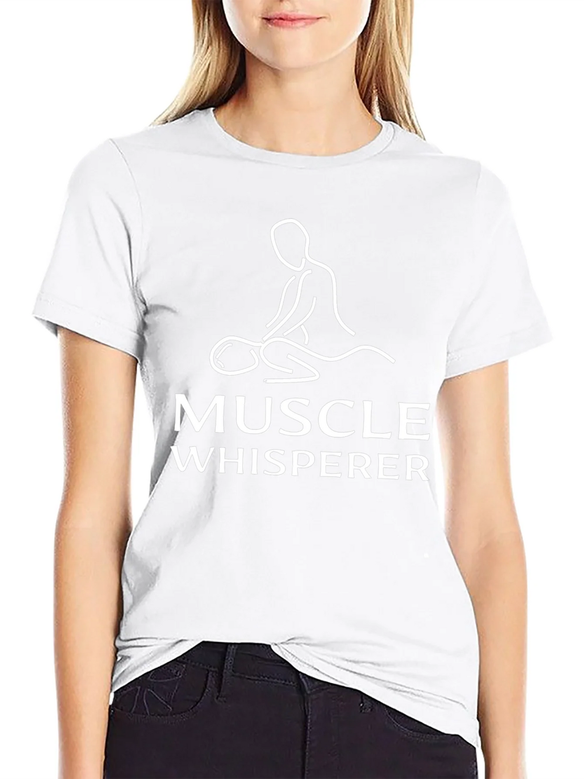 Muscle Whisperer Massage Therapist Black T-Shirt product image 2