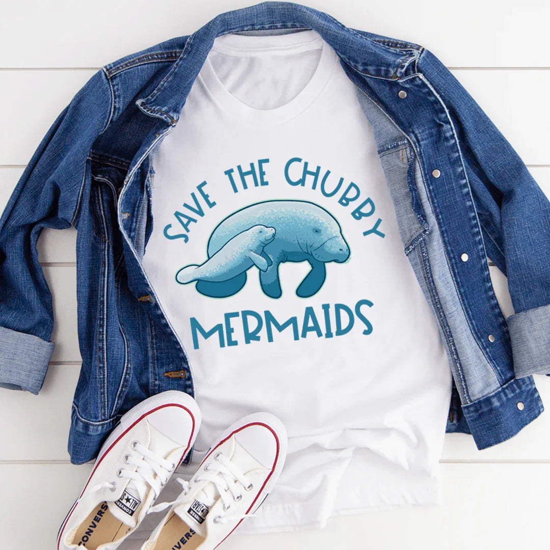 Save The Chubby Mermaids Tee product image 2