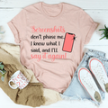 Screenshots Don't Phase Me Tee product image 1