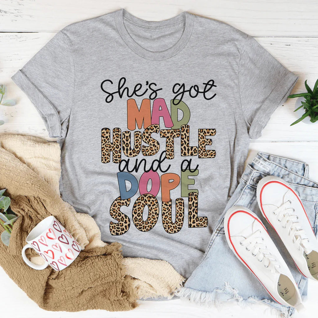 She's Got Mad Hustle And A Dope Soul Tee product image 2