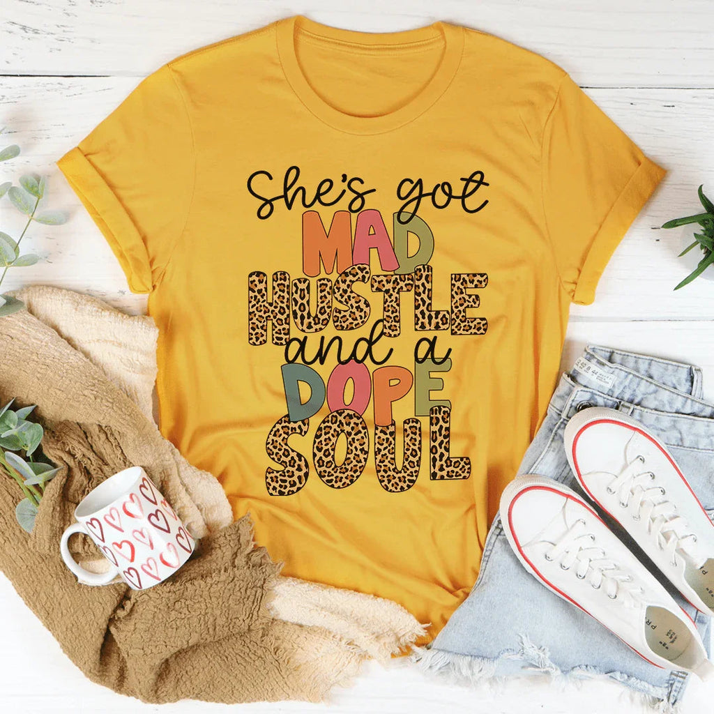 She's Got Mad Hustle And A Dope Soul Tee product image 4