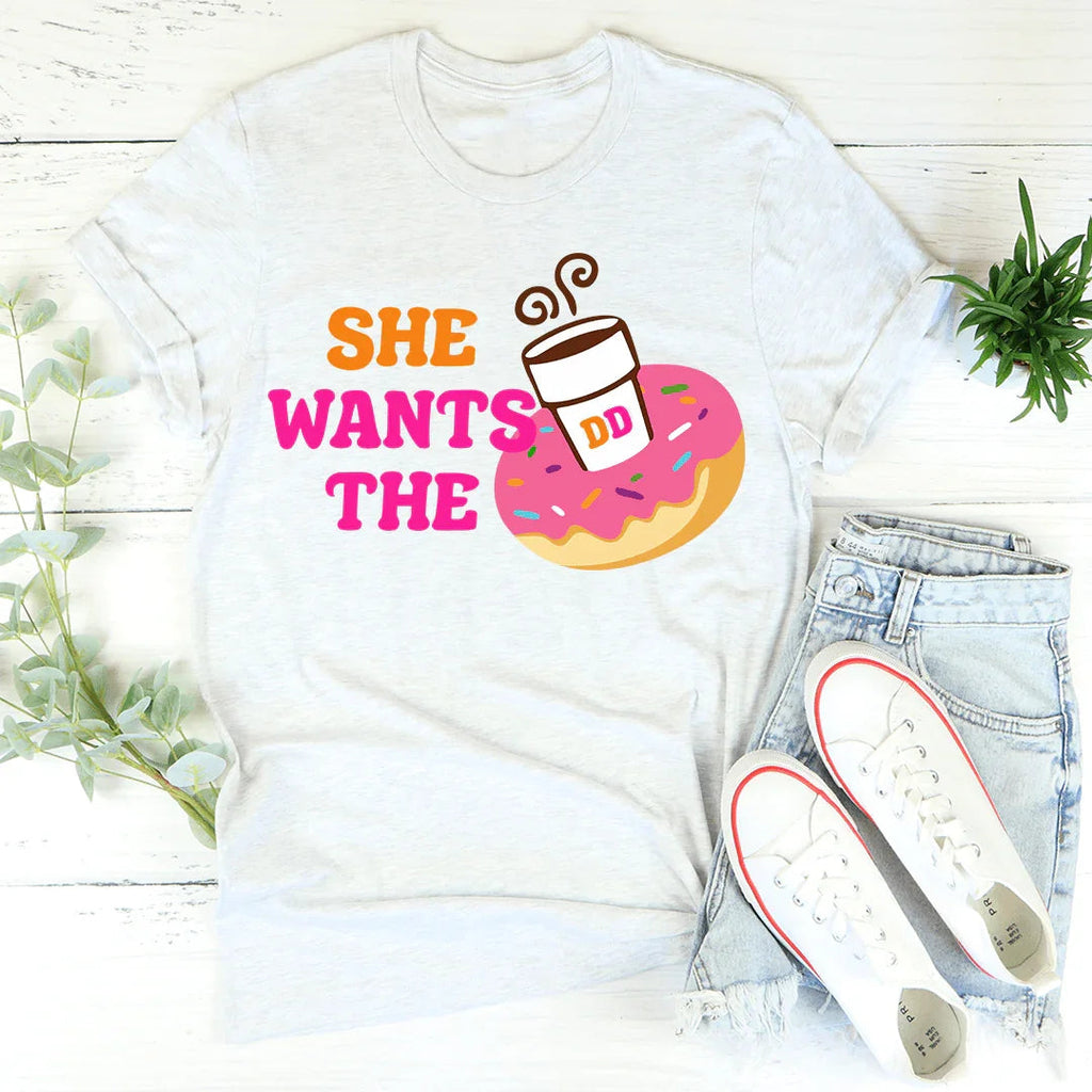 She Wants Donuts Tee product image 4