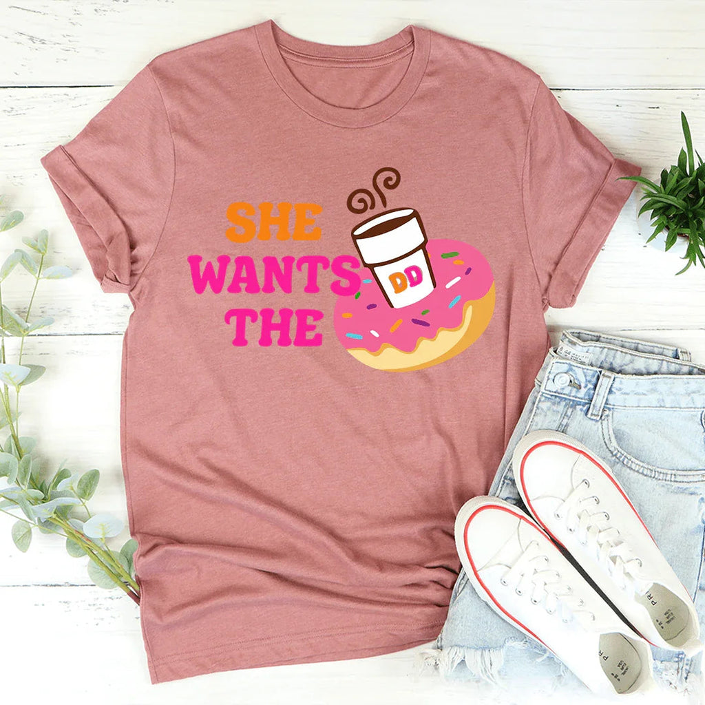 She Wants Donuts Tee product image 3