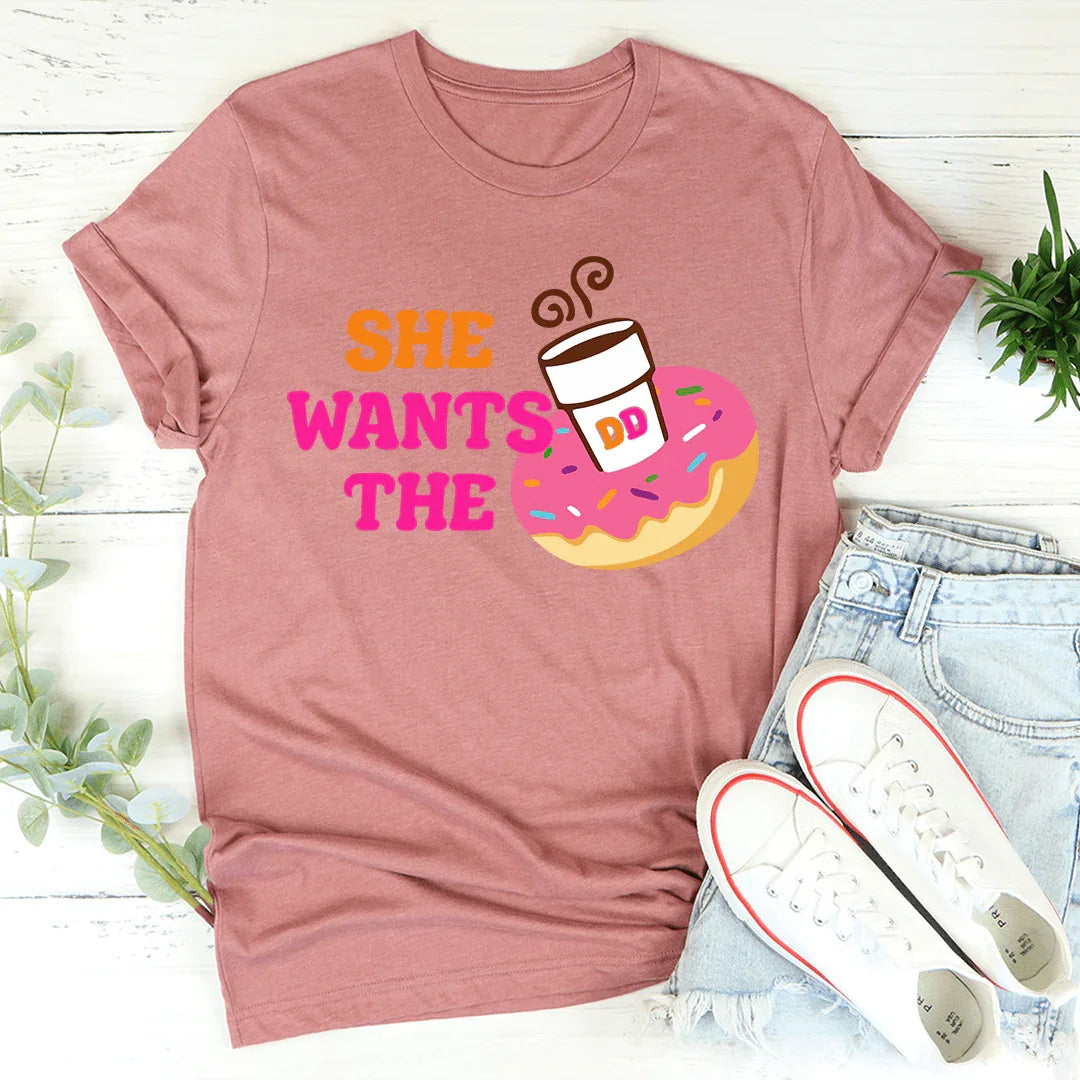 She Wants Donuts Tee product image 3