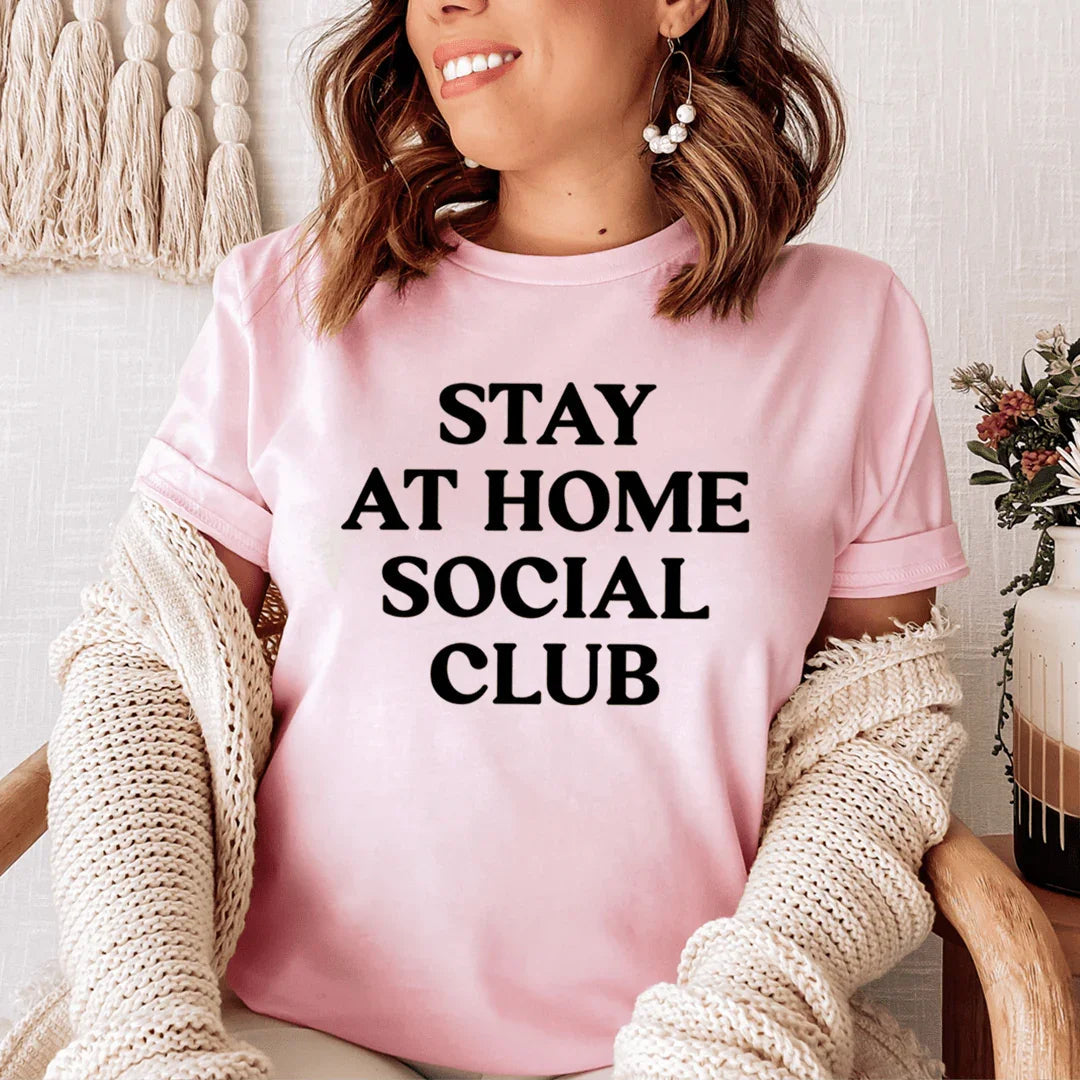 Introvert Cozy Lifestyle Graphic Top – "Stay At Home Social product image 3