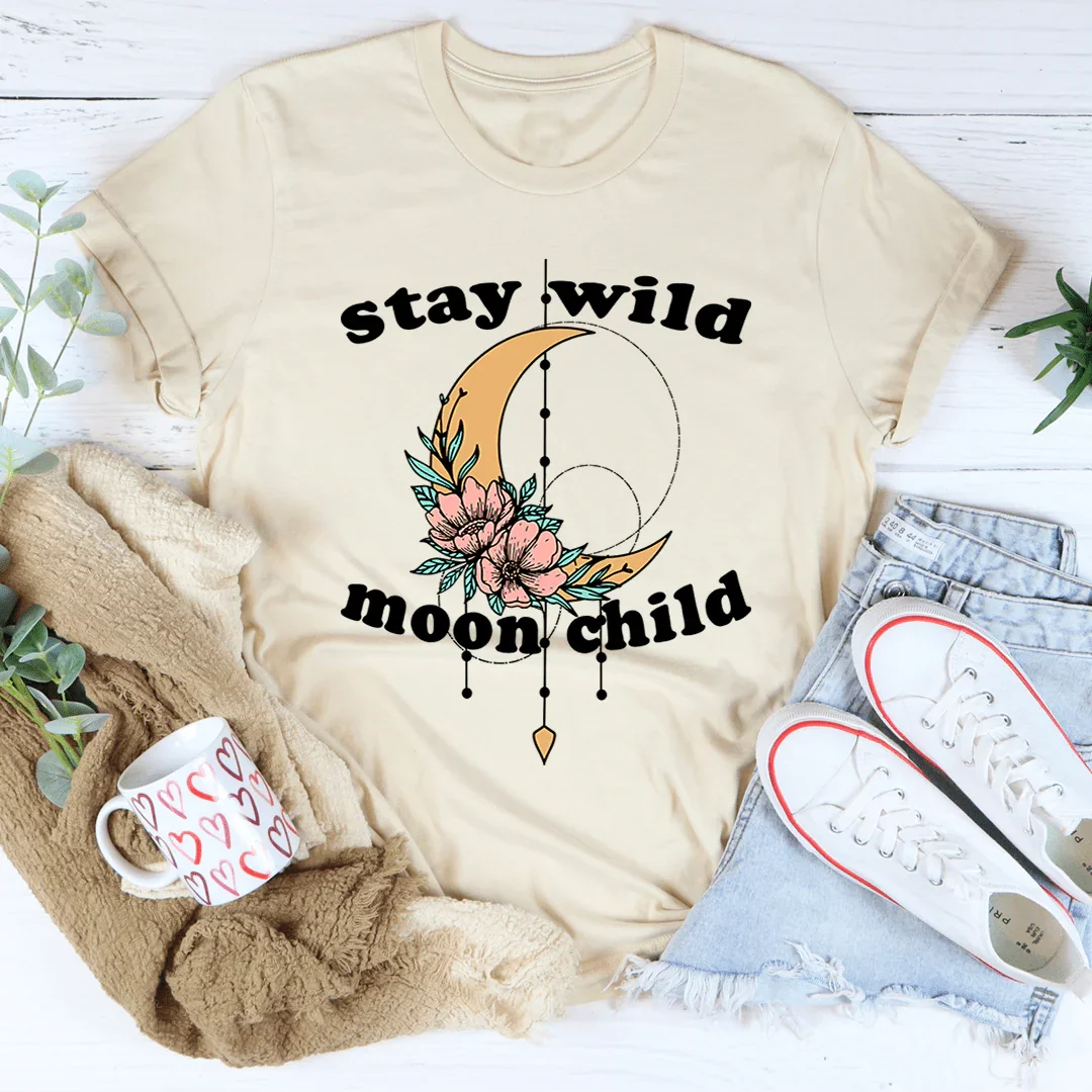 Stay Wild Moon Child Boho Tee product image 1