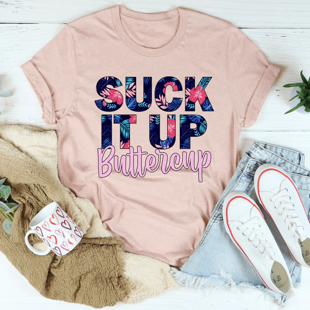 Suck It Up Buttercup Floral Tee product image 4