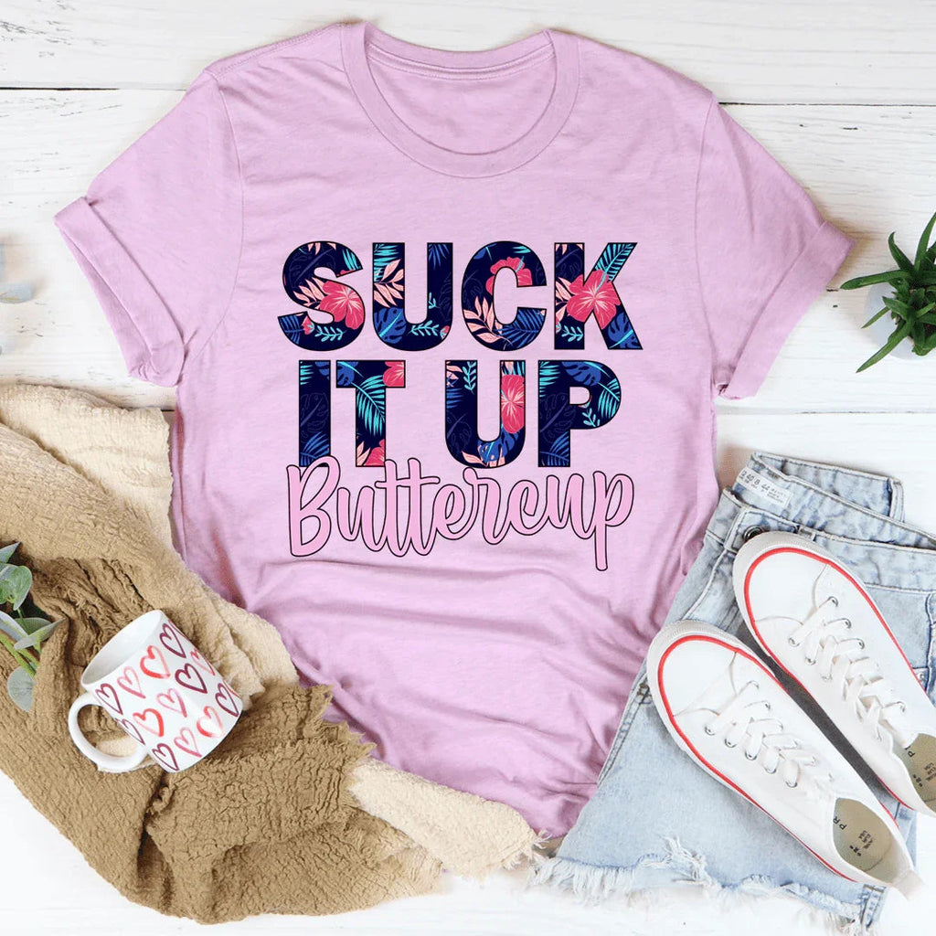 Suck It Up Buttercup Floral Tee product image 3