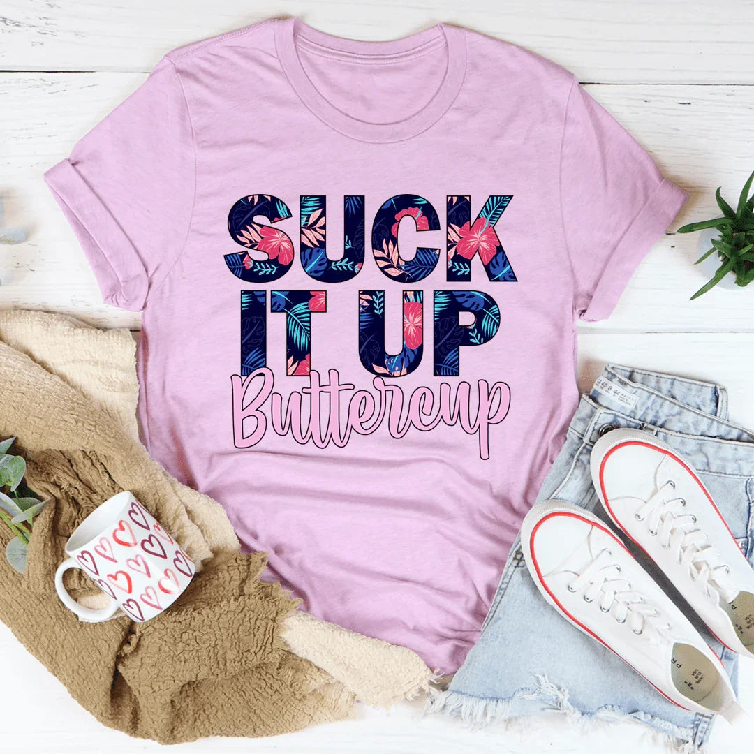Suck It Up Buttercup Floral Tee product image 3