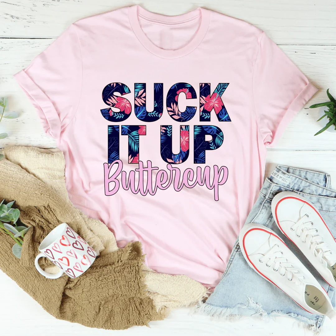 Suck It Up Buttercup Floral Tee product image 1