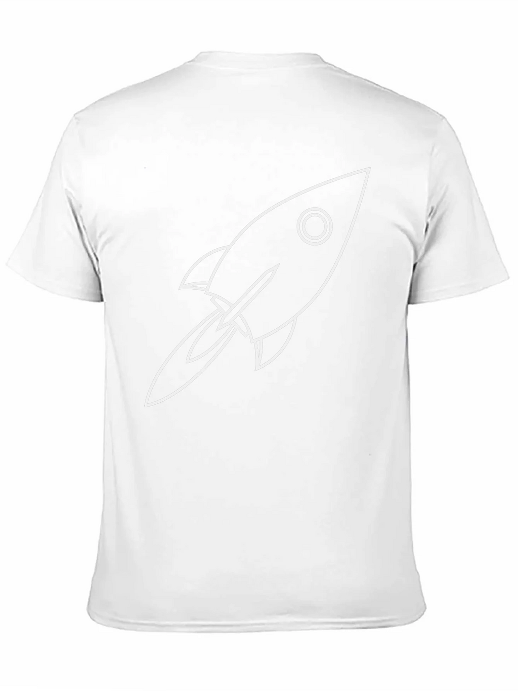 Rocket Ship Graphic Black T-Shirt product image 4
