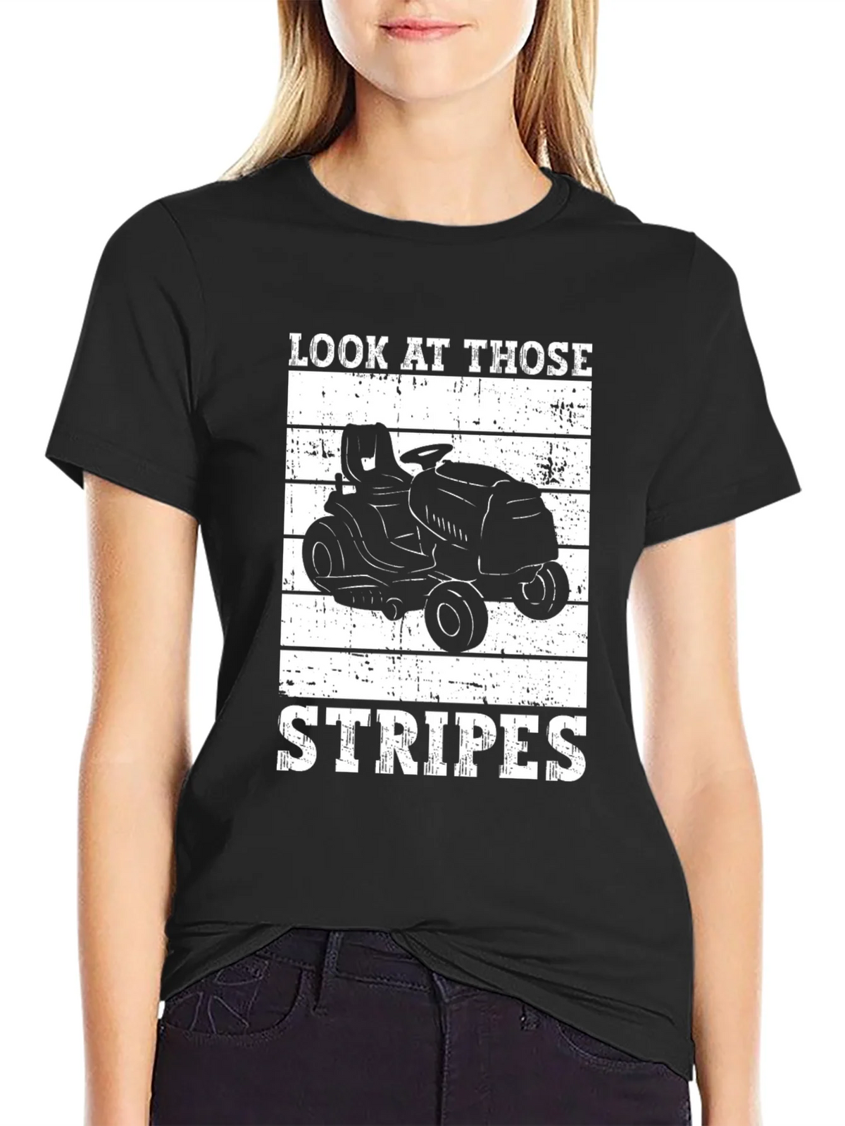 Look At Those Stripes Lawn Mower T-Shirt product image 1