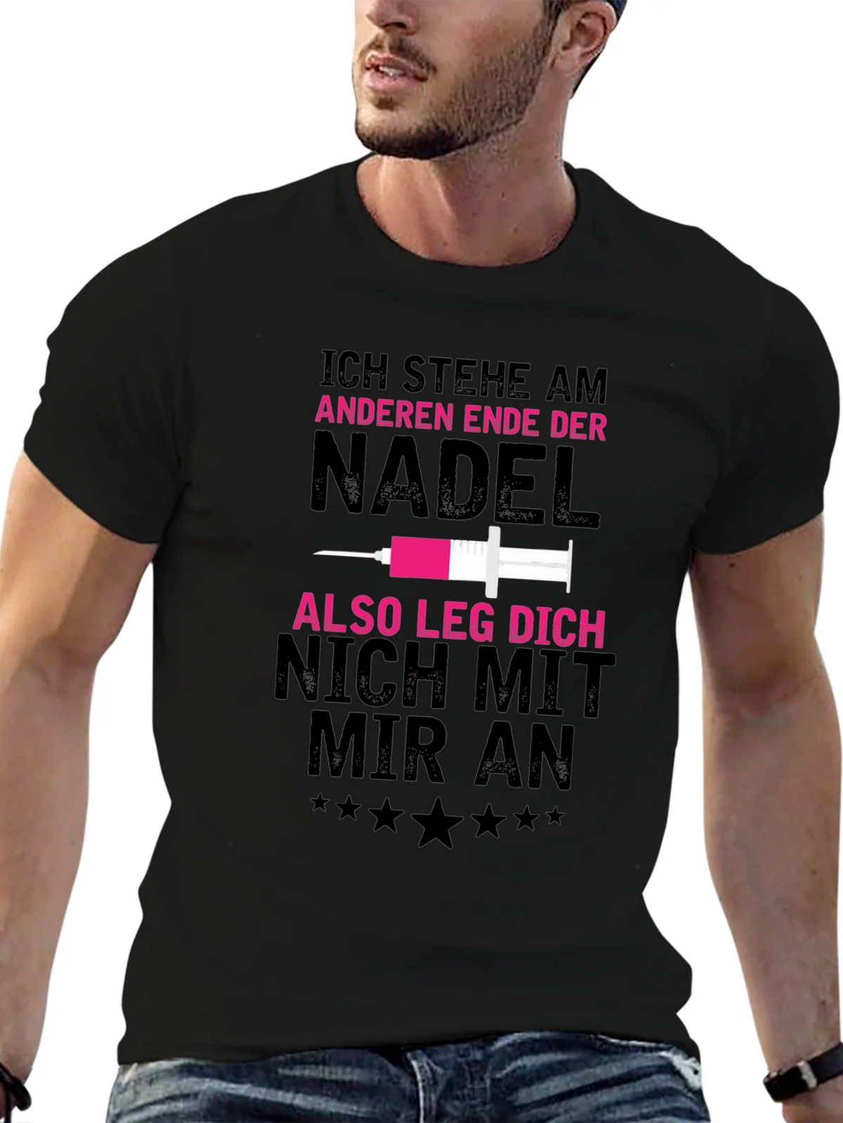 Ich Stehe Am Anderen Ende Der Nadel T-Shirt product image 2
