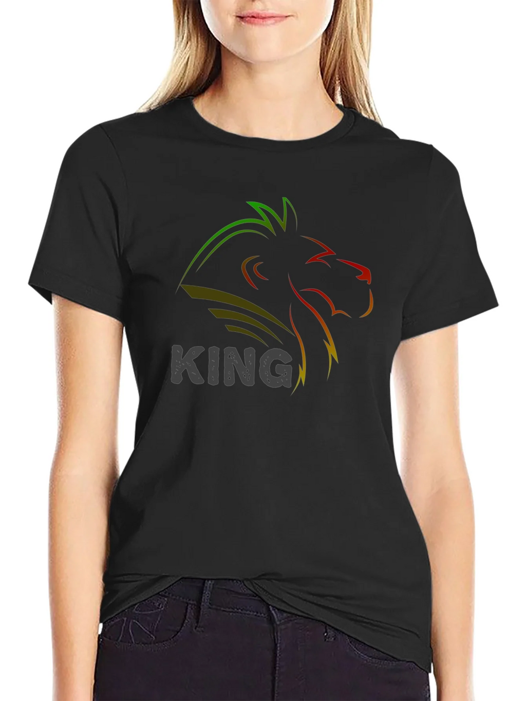 Lion King Graphic Black T-Shirt product image 1