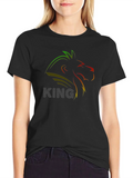 Lion King Graphic Black T-Shirt product image 1