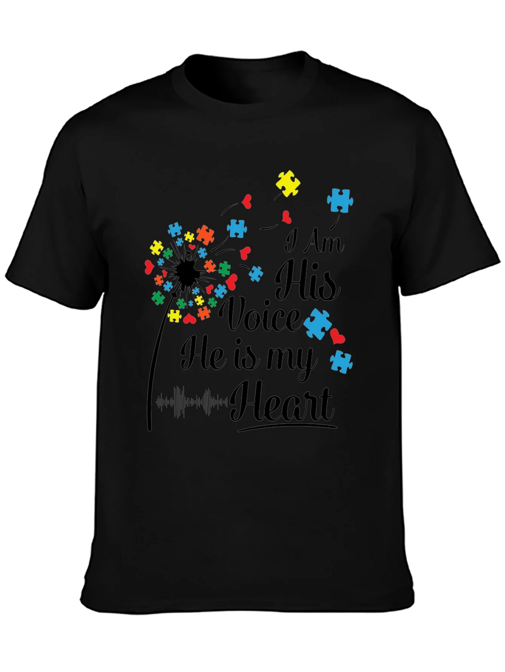 Autism Awareness I Am His Voice T-Shirt product image 1