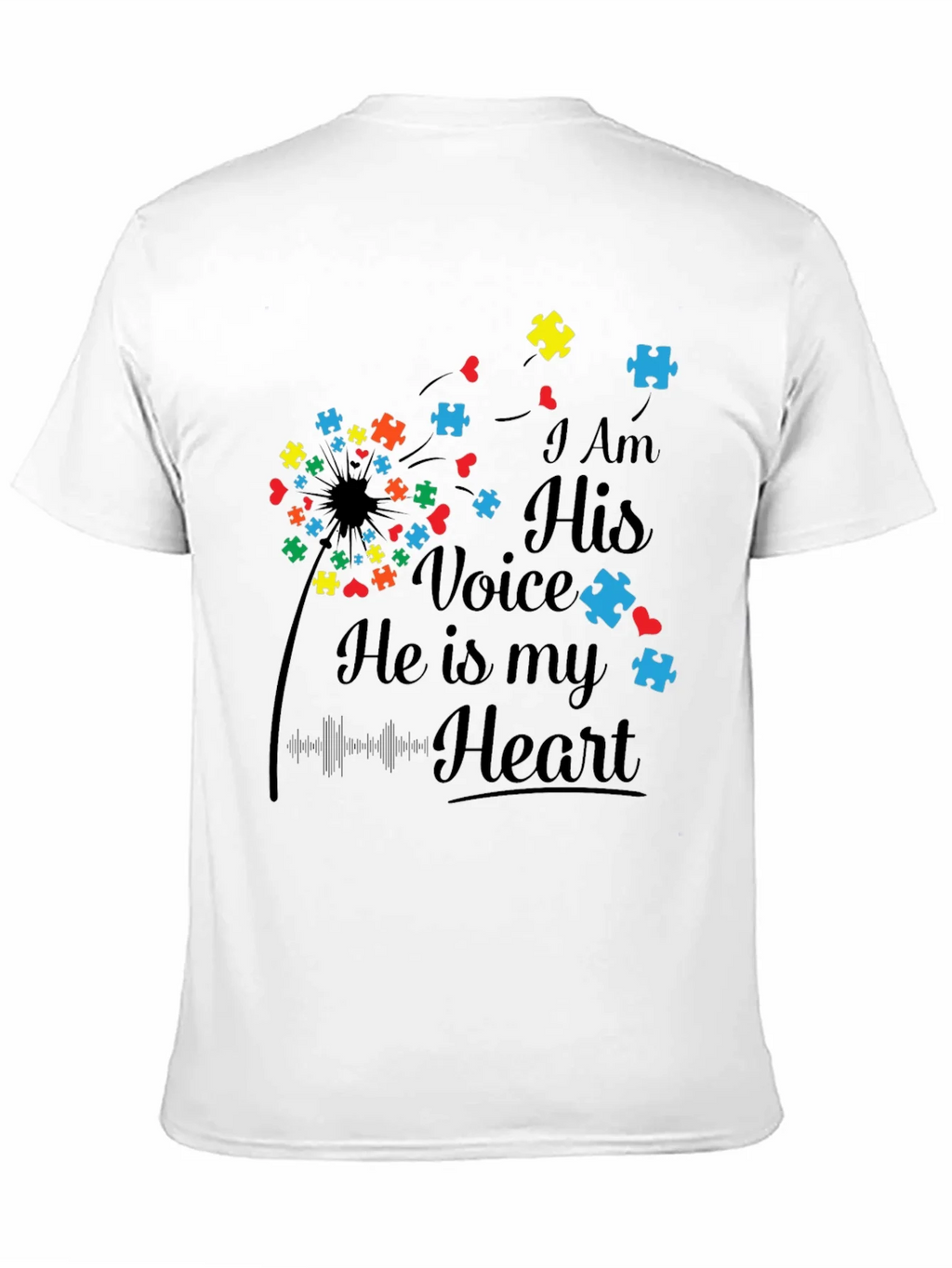 Autism Awareness I Am His Voice T-Shirt product image 6