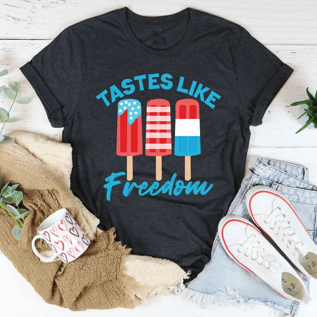 \"Tastes Like Freedom\" – Patriotic Summer Americana product image 4