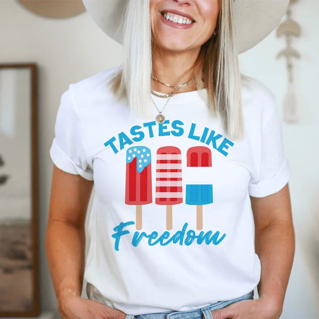 \"Tastes Like Freedom\" – Patriotic Summer Americana product image 1