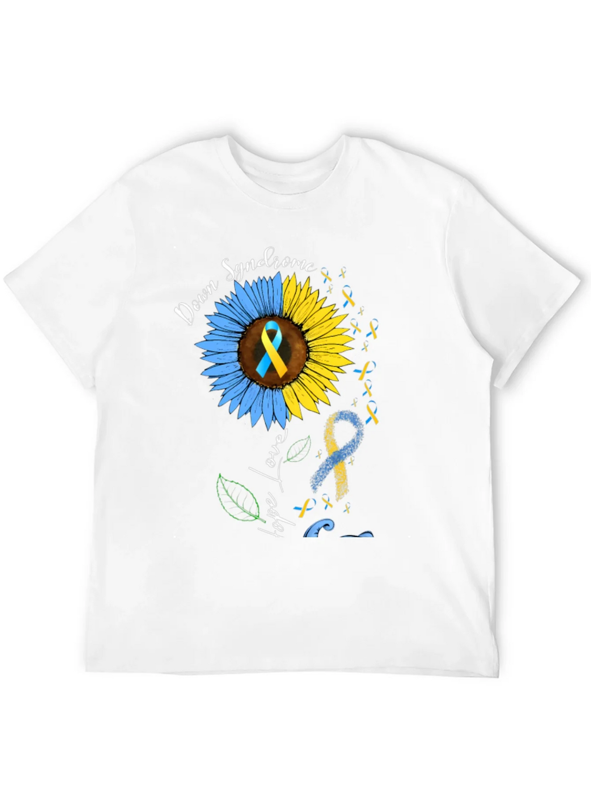 Down Syndrome Awareness Sunflower T-Shirt product image 11