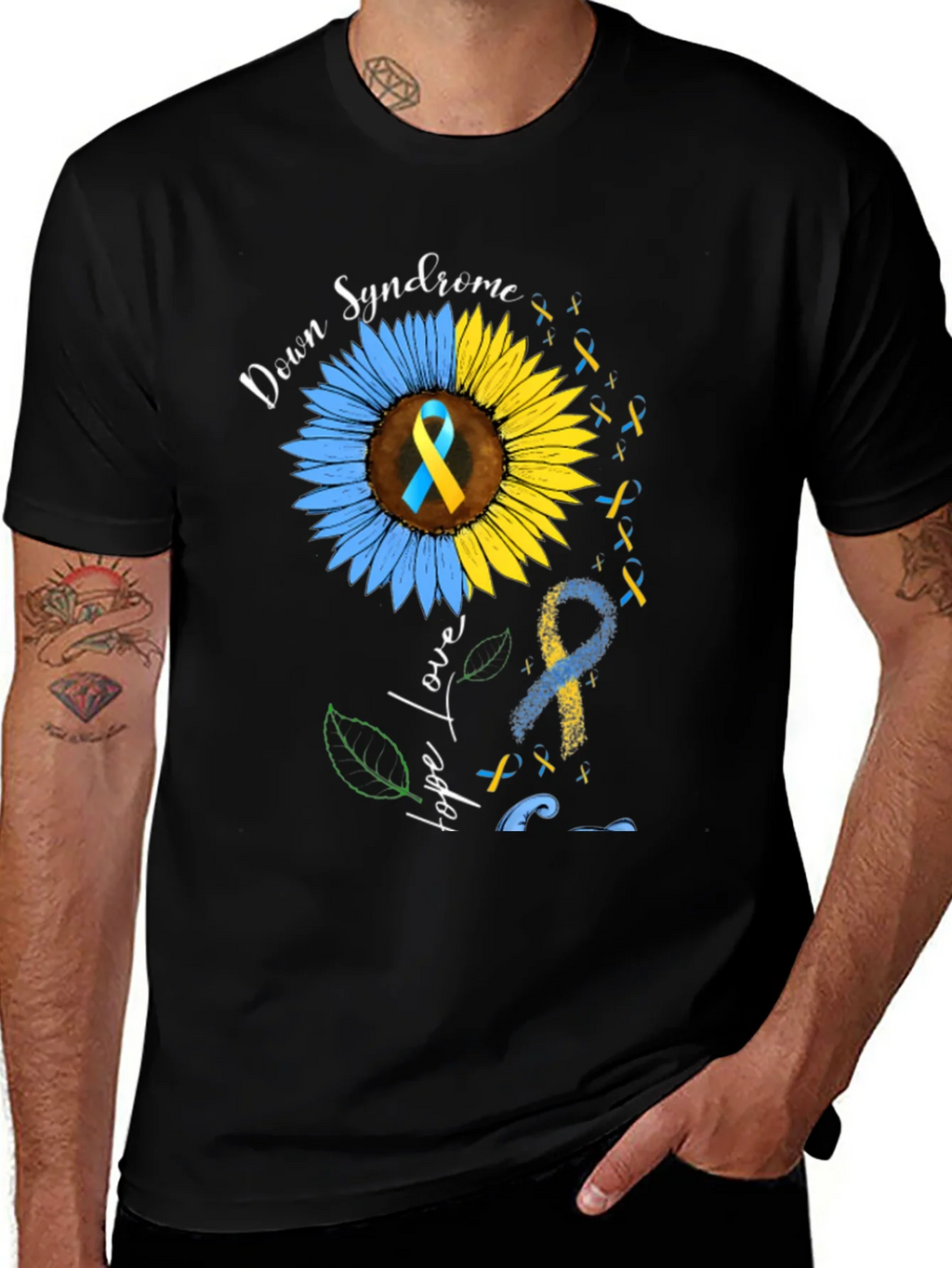 Down Syndrome Awareness Sunflower T-Shirt product image 1