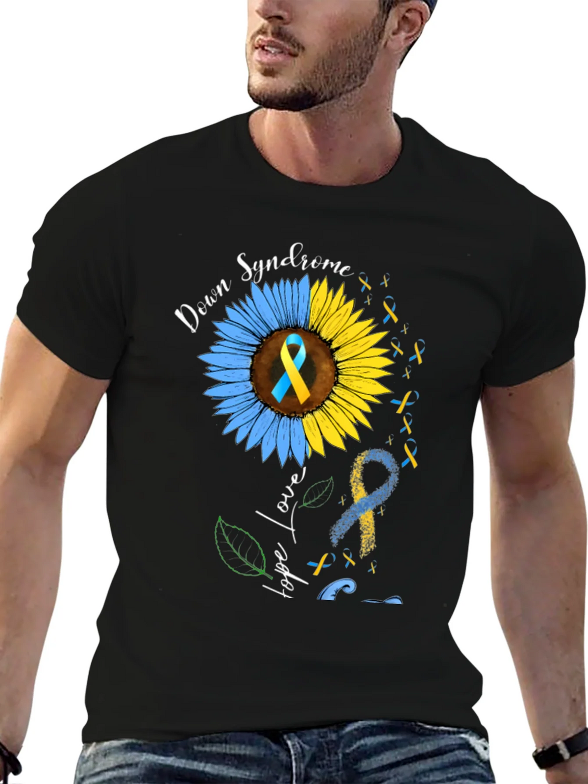 Down Syndrome Awareness Sunflower T-Shirt product image 6