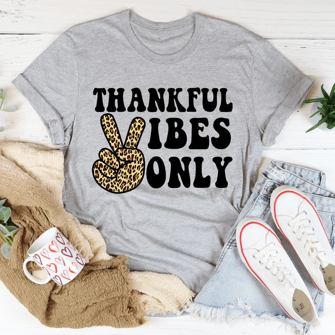 Thankful Vibes Only Tee product image 3