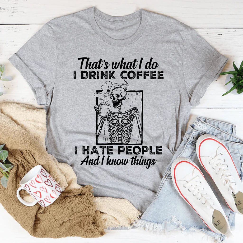 That's What I Do Coffee Tee product image 3