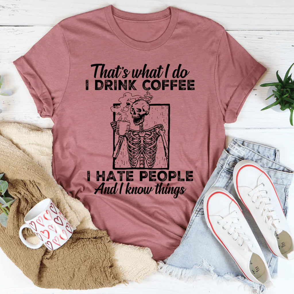 That's What I Do Coffee Tee product image 2