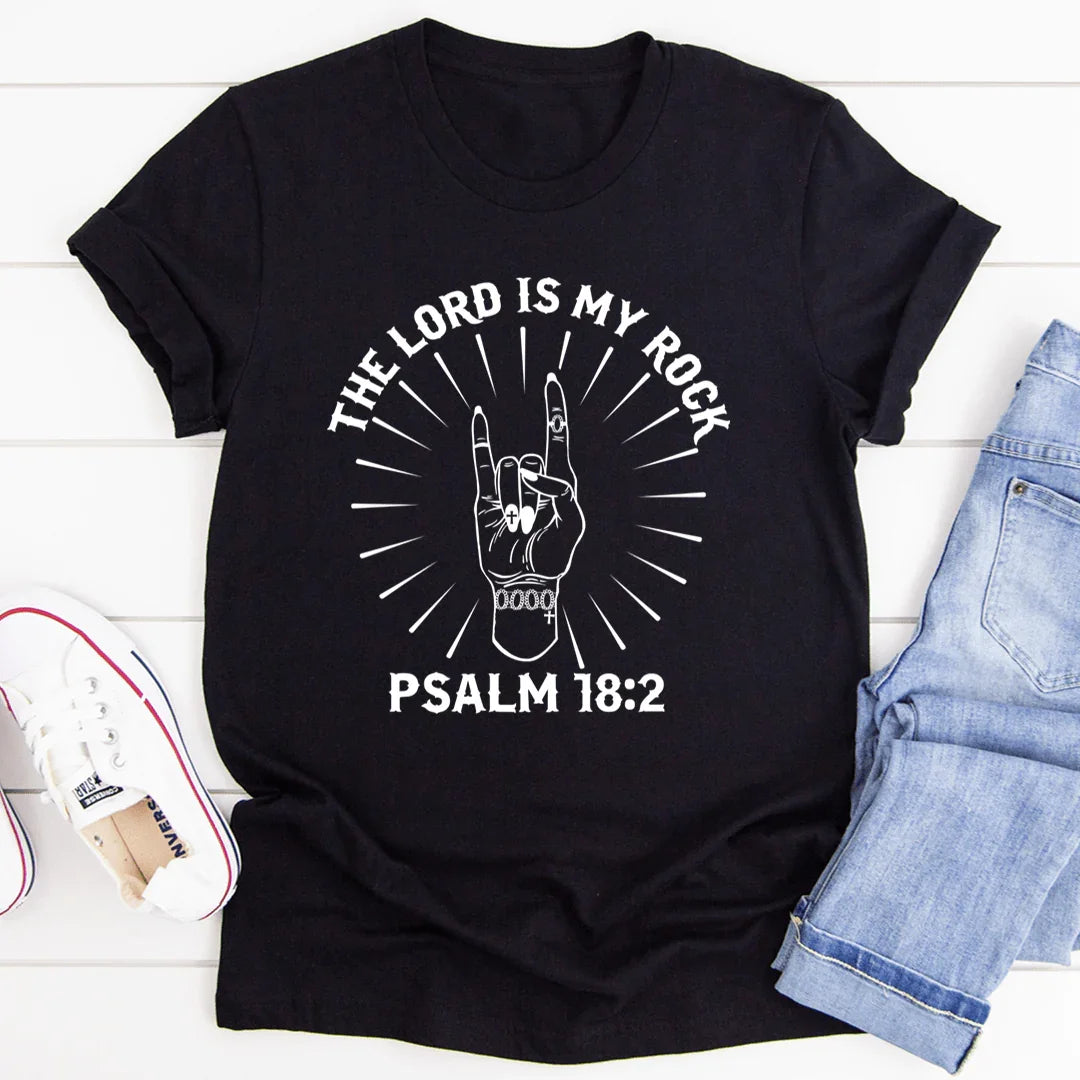 Scripture Strength Faith Graphic T-Shirt – "The Lord Is My product image 4