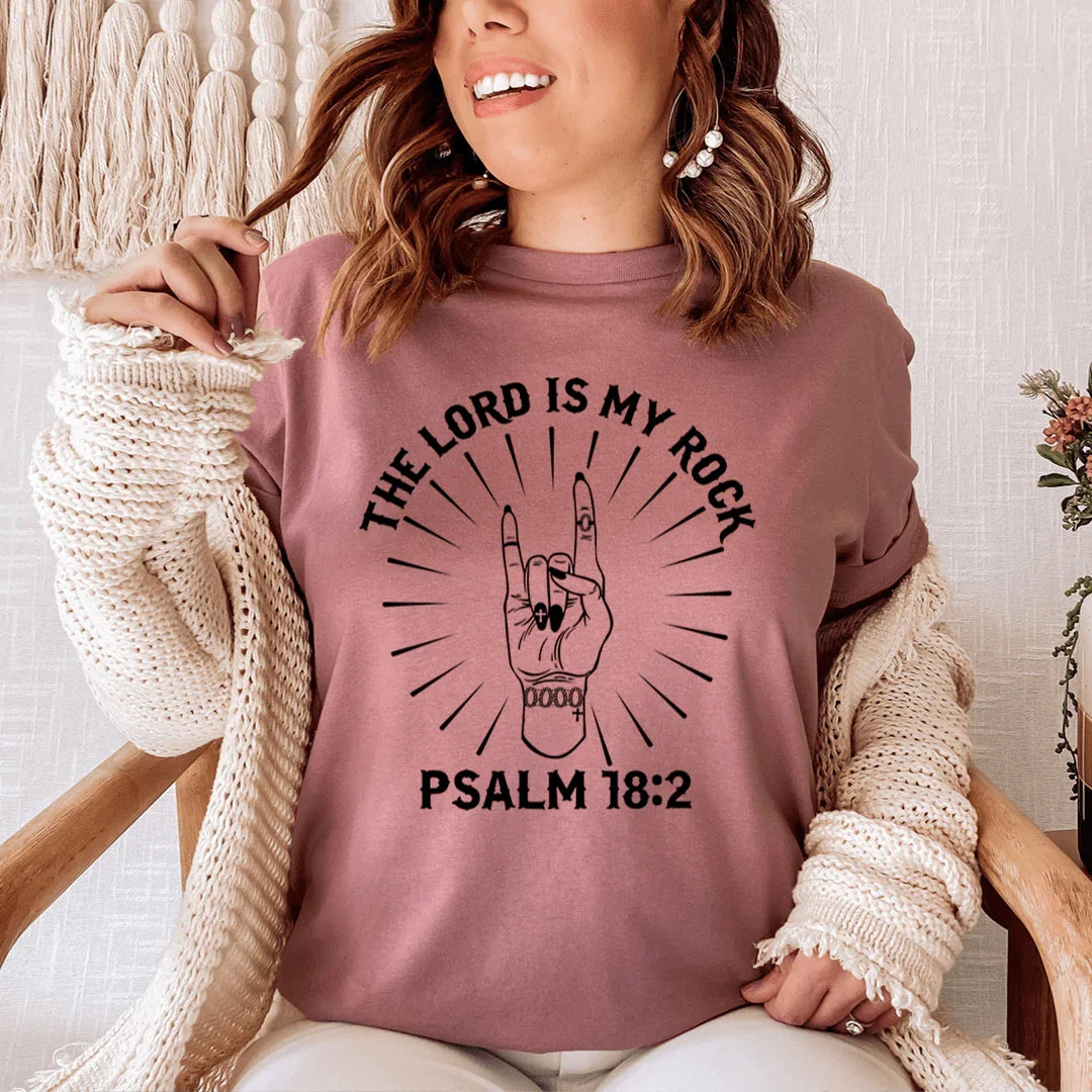 Scripture Strength Faith Graphic T-Shirt – "The Lord Is My product image 2