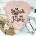 The Struggle Is Real But So Is Jesus Tee product image 1