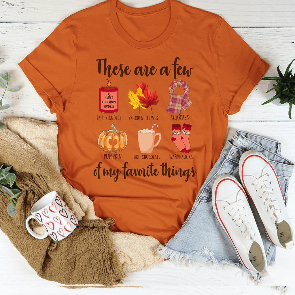 These Are A Few Of My Favorite Fall Things Tee product image 2