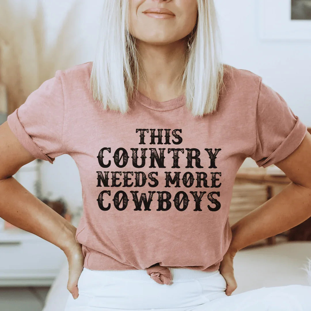 This Country Needs More Cowboys Tee product image 1