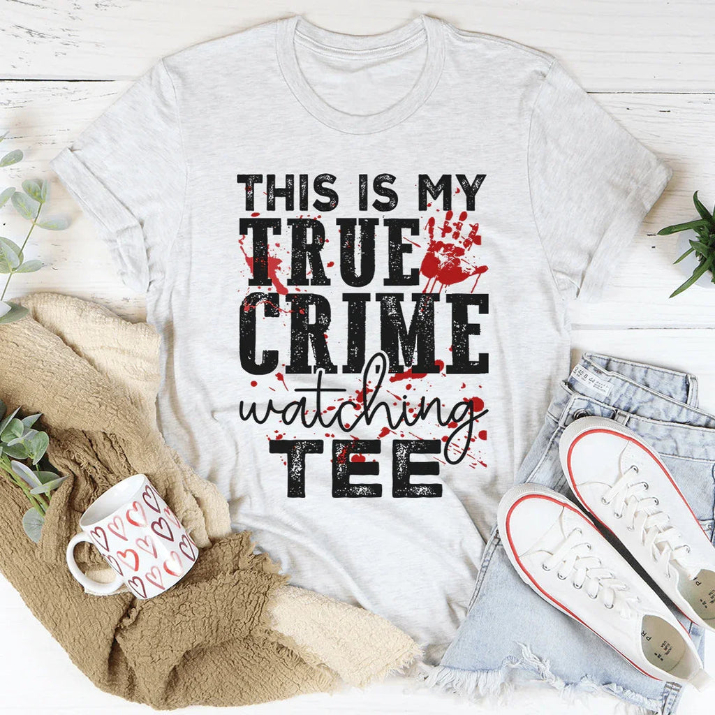 This Is My True Crime Watching Tee product image 2